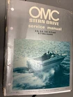 Omc Stern Drive Service Manual 2.5, 3.0, 3.8, 5.0 & 5.7 Litre Models 983673 BN60 Used. Price: $16.49.