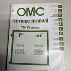 1981 Omc Service Manual 70 / 75 Models Evinrude Johnson Outboard Repair 392074 Used. Price: $25.00.