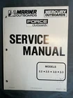 Mariner/mercury/force Outboards Manual Models 2.2 2.5 3.0 3.3 90-44477--1 1192 Used. Price: $56.08.