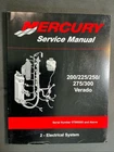 Mercury Service Manual 200/225/250/275/300 Verado 90-896580201 Used. Price: $45.20.