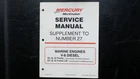 Mercury Mercruiser Marine Engines V-8 Diesel Service Manual 90-861784990 1999 Good. Price: $49.99.