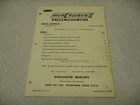 90-37333 1967 Mercury Mercruiser Ii Stern Drive Unit Parts List Manual Used. Price: $19.95.