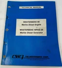 Westerbeke 60 Marine WPDS-20 Diesel Engine Technical Service Shop Repair Manual Used. Price: $19.95.