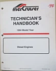Used Oem 1994 Model Mercury Mercruiser Sterndrive Service Manual # 90-806536940. Price: $34.99.