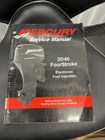 Mercury Service Manual 90-883064R01 30/40 Four Stroke Electronic Fuel Injection Used. Price: $15.00.