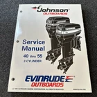 Omc Evinrude Johnson 40 Thru 55 Hp 2-CYLINDER Service Manual P/n 503148 New. Price: $60.00.