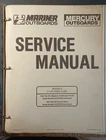Mercury Mariner 90-816249-1 4/91 V-135 Thru V-200 Models Outboard Service Manual Used. Price: $32.95.