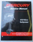 2003 Mercury Outboards 4/5/102CC Sailpower Model Service Manual P/n 90-17308R02 Used. Price: $16.76.