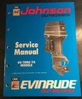1990 Omc Evinrude & Johnson 60 Thru 70 Hp Service Manual P/n 507873 (462) New. Price: $49.99.