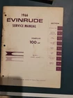 1966 Used Evinrude Service Manual # 4286 100 Hp 18. Price: $17.00.