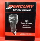 Mercury 225 Four Dtroke Efi Oem Service Manual 90-8M0047913 (11/10 ) Vg + Used. Price: $33.96.