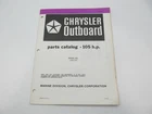 OB3887 Outboard Parts Catalog For Chrysler Hp 1983 1058V3H Used. Price: $14.95.