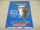 520206 1998 Omc Evinrude Johnson Outboard Service Repair Manual 40-55 Hp 2-CYL New. Price: $75.25.