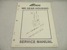 SIS-869 1084 Service Repair Manual For Mercruiser Mr Gear Housing Used. Price: $18.95.