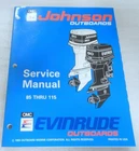 1993 Omc Johnson Outboard "er" 85 Thru 115 Hp 90 Cv Service Manual P/n 500610 Used. Price: $19.99.