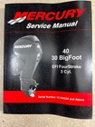 2010 Mercury 90-883064R03 Outboard 40 Bigfoot Efi Fourstroke Service Manual Used. Price: $24.00.