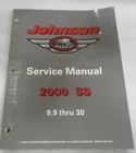 2000 Omc Johnson Evinrude 9.9 Thru 30 Hp Models Service Manual P/n 787067 Used. Price: $22.49.