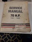 Force Outboards Manual 70 Hp 1991-1995 90-823266 694 Used. Price: $45.00.
