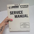 Mercury Mariner Service Manual 40 4CYL Magnum 90-814676 Copyright 1992 Used. Price: $24.00.