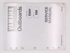Yamaha E60(H) Service Manual Part Number LIT-18616-01-29 New. Price: $17.99.