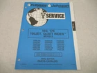 Nos 436458 Omc Evinrude Johnson 1994 Outboard 150-175 Hp 105JET Parts Catalog New. Price: $19.95.