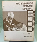 New Genuine Evinrude 4819 Triumph 65 Hp Service Manual 1972. Price: $63.00.