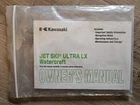 2007 Nos Kawasaki O/m Jet Ski Ultra Lx JT1500C Owner's Manual 99987-1401 New. Price: $12.95.