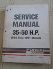 1988-1991 Force 35 & 50 Hp Outboard Service Repair Manual OB4645 Used. Price: $59.99.