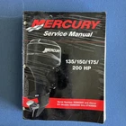 Mercury Service Manual 135/150/175/200 Hp 90-878079R01 2002 Used. Price: $71.24.