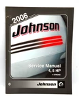 2006 Johnson Sd Stroke 4, Hp Models Oem Service Manual P/n 5006588 Vg+ Used. Price: $18.66.