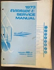 Evinrude Service Manual 4909 For 1973 Triumph 65HP Models 65372 And 65373 Used. Price: $29.79.