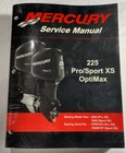 Mercury 225 Pro/sport Optimax Service Shop Manual Oem 90-841916R01 Used. Price: $89.99.