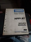 Yamaha Service Manual Marine Water Vehicles Super Jet Used. Price: $39.00.