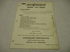 90-37343 1965 Mercury Mercruiser Marine 150 Engine Parts List Manual Used. Price: $14.95.