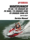 Yamaha Waverunner Service Workshop Repair Book Manual 2019 Fx Svho.. New. Price: $26.00.