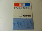 Vintage Evinrude Outboard Owners Manual- Hp Lark- Models 50172- 50173 Used. Price: $20.00.