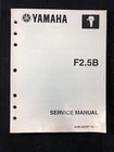 Yamaha Outboards Service Manual F2.5B Marine Shop Repair LIT-18616-02-42 Used. Price: $20.88.