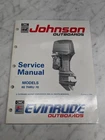Omc Johnson Evinrude Service Manual "ei" Models 60 Thru 70 Hp #507948 Used. Price: $35.00.