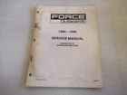 1984-1986 Force Outboard Motors 9.9 & 15 Hp Models Service Manual P/n OB4127 Used. Price: $10.19.