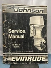 Omc Johnson/evinrude 507662 Service Manual 60 Thru 75 Models Used. Price: $34.69.