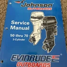 Omc Johnson Evinrude Ec 50 Thru 70-3 Cylinder 1997 Service Manual 520208 New. Price: $29.95.