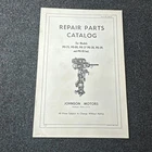 29-211 Repair Parts Catalog Johnson Evinrude P-75 P-80 PO-38 PO-39 PO-10 & PO-15 Used. Price: $20.00.
