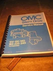 Omc Stern Drive Service Manual 100 120 140 165 225 245 980249 Used. Price: $32.00.