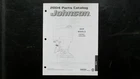 Johnson 40HP J40RSRS J40RLSRS 2004 Parts Catalog Bombardier Good. Price: $24.99.