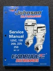 1997 Omc Johnson Evinrude 125 Thru 250 Manual "ec" P/n: 520212 Used. Price: $40.00.