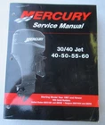 2002 Mercury Outboards 30/40 Jet 40/50/55/60 Hp Service Manual P/n 90-852572R02 Used. Price: $55.95.