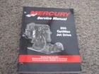 Mercury 200 Optimax Jet Drive Service Repair Manual 90-881986 Used. Price: $16.49.