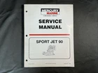 Sport Jet Mercury Marine Service Manual 90-824724 1-693 Used. Price: $58.34.