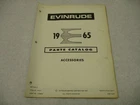 1965 Omc Evinrude Outboard Motor Parts List Catalog Accessories Used. Price: $15.95.