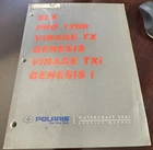 2001 Polaris Slx Genesis Virage Pro 1200 Personal Watercraft Oem Service Manual Used. Price: $35.99.